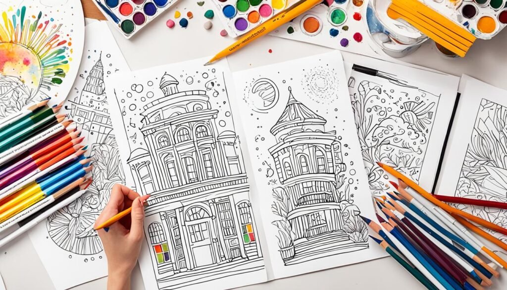 Designing a custom coloring book