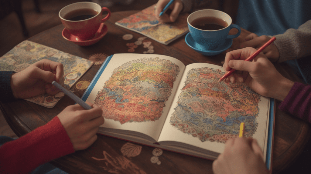 How to Host a Tea and Coloring Party with Friends